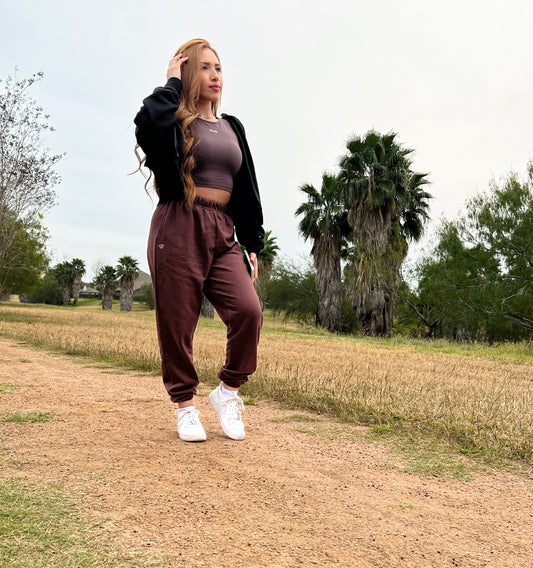 Heather Simple Joggers